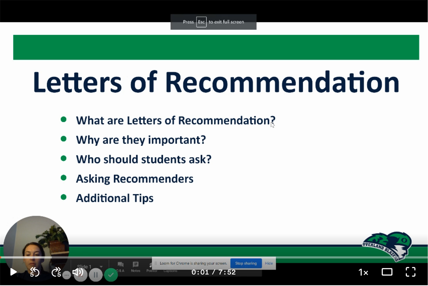 letters of rec presentation 